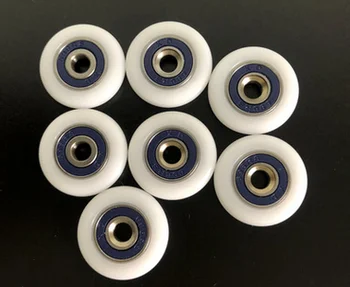 

6PCS Shower Room Glass Door POM Wheel Sliding Door POM Pulley Shower Room Carbin Accessories Door Rollers Diameter 26/27/28mm