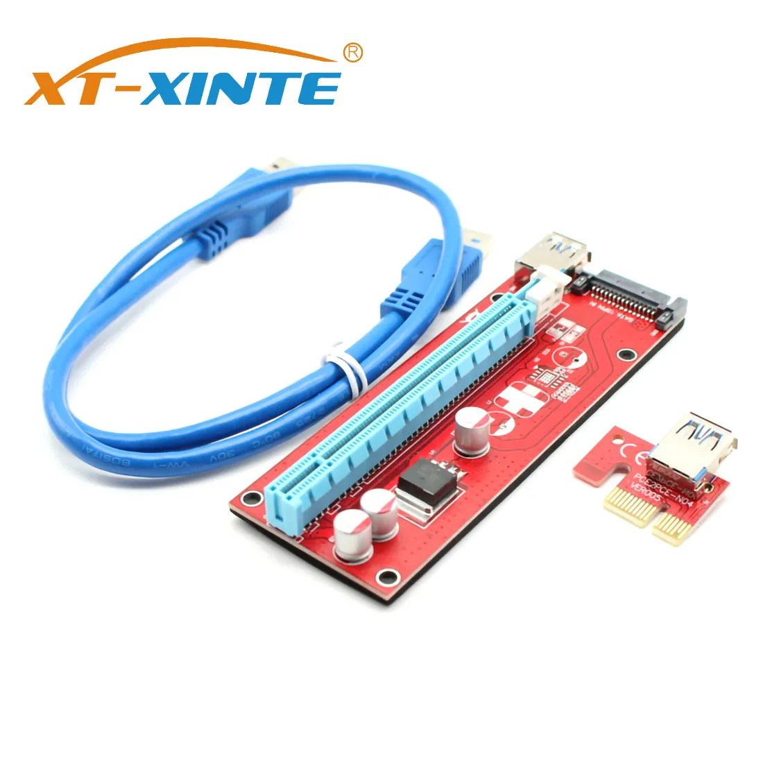 Графический расширитель PCIE Express PCI E от 1 до 16X Адаптер платы для Райзера с кабелем