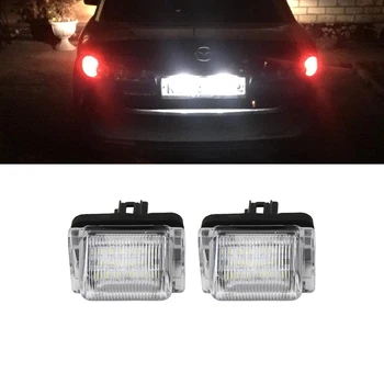 

2PCS Xenon White LED License Number Plate Lamp Light For Mazda5 Mazda 5 CX-5 CX5 2012-2013 CX-9 CX9 2007-2018