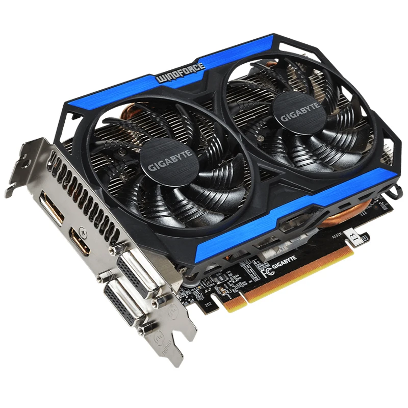 Графическая карта GIGABYTE GTX 960 4 Гб 128 бит GDDR5 игровой ПК б/у видеокарта|Графические