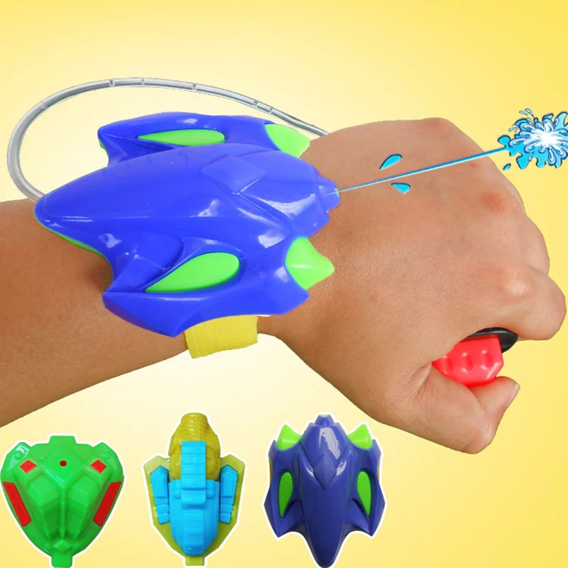 

Summer Beach Outdoor Sports Wrist Fight Water Blaster Gun Pistol Bath Shooter Toy Swimming Wrist Water Guns Toys Boy Child Gift