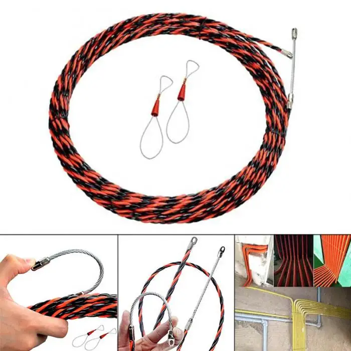 

Electrician Wire Threading Device Binders Kit Cable Guider Puller Wiring Installation Aid Tool GHS99
