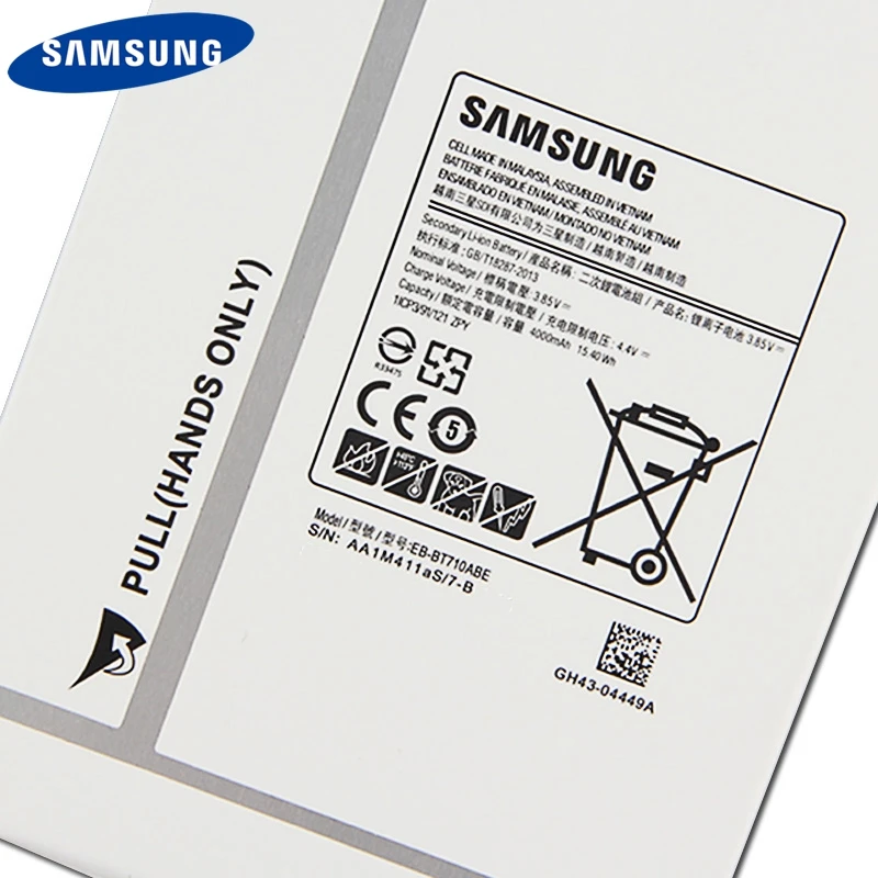 Аккумулятор samsung EB-BT710ABE EB-BT710ABE для GALAXY Tab S2 8,0 T710 T715 T719C SM T713N натуральная батарея 4000 мАч