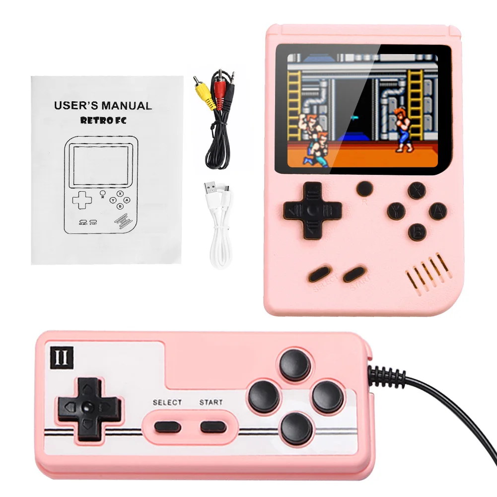 Портативная игровая консоль Gameboy 800 в 1 8-битная с цветным ЖК-дисплеем 3 0 дюйма |