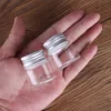 3pcs 20ml 37*40mm Glass Bottles with Aluminum Lids Spice Jars Storage Bottles Pill Container Candy bottles 3