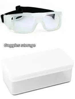 

Protective Goggles Storage Box Non-toxic Dust-proof Travel Hard Case Safety Glasses Face Masks Goggle Organizing Case Container