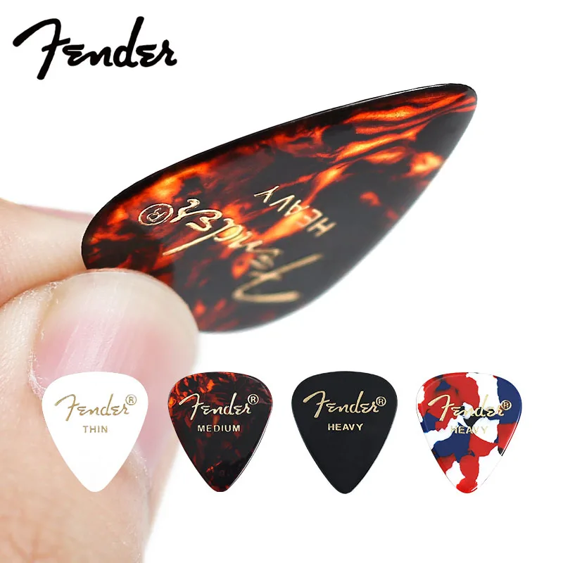 

Fender 1 pc Classic Plectrum Celluloid Guitar Picks Confetti Acoustic Electric Smooth Guitar Pick Accessories Guitar Parts