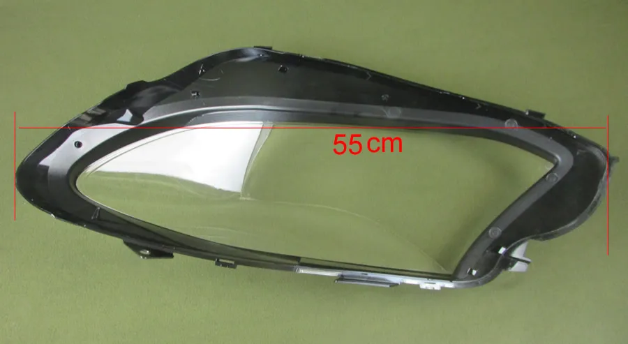 Крышка для фар Mercedes Benz W213 E200L E300L E320L 2016 2017 стеклянный абажур фары Hade кожух