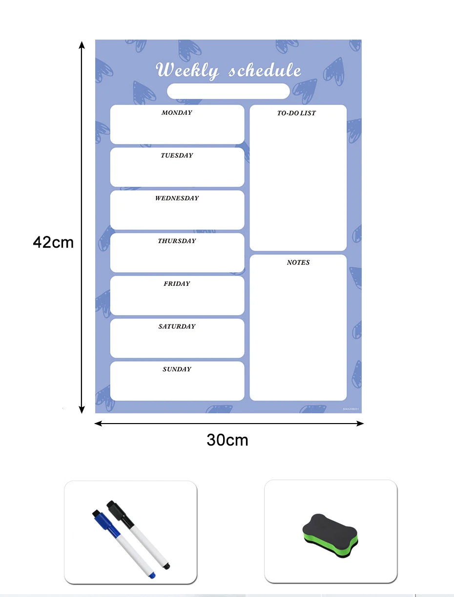 Branco para Crianças Carta de Tarefas Menu para Fazer Placa para Geladeira de Escritório em Casa Calendário Magnético Agenda Planejador Diário Quadro Lista Messsge 8 para crianças carta de tarefas menu para