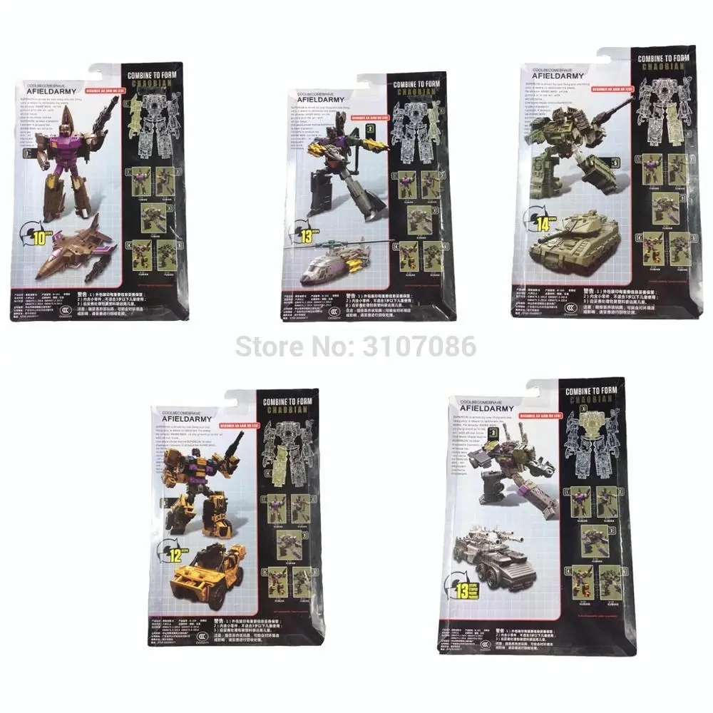 HZX трансформация Defensor & Bruticus IDW 5 в 1 Набор коллекционная боевая команда KO TF фигурка