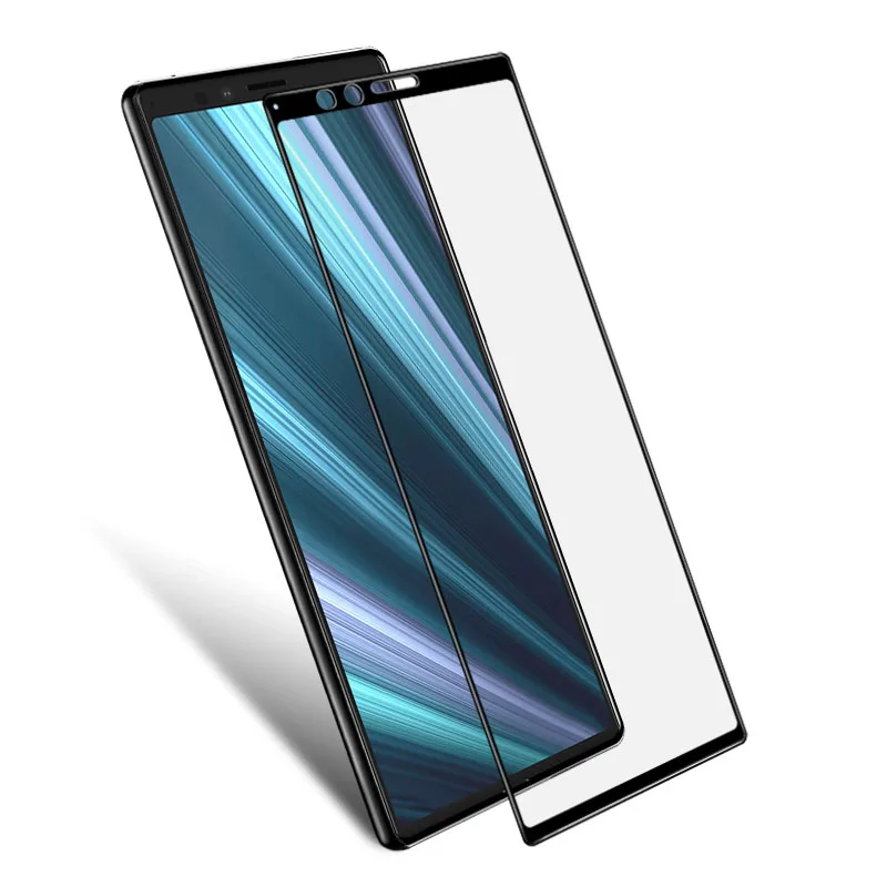 IMAK полное покрытие для sony Xperia 1 закаленное стекло Xperia 10 протектор экрана взрывозащищенный для sony Xperia 5 стекло Xperia1