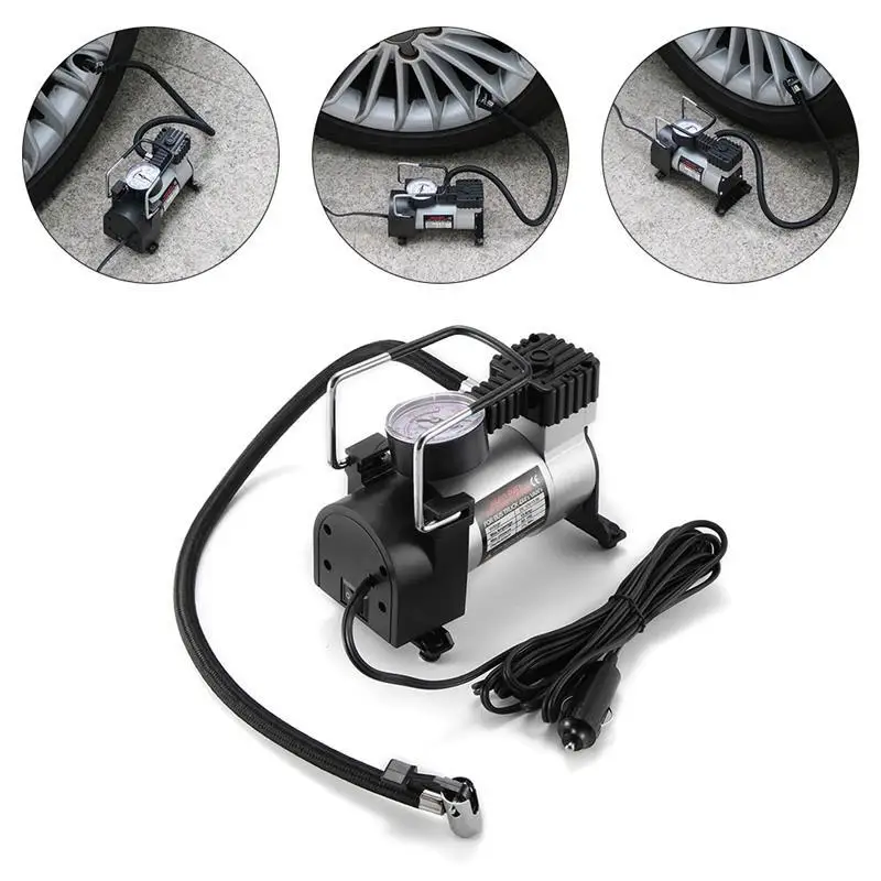 AOZBZ 12V 150PSI насос для автошин портативный воздушный компрессор насос с сигаретой универсальный для автомобилей велосипеды шары