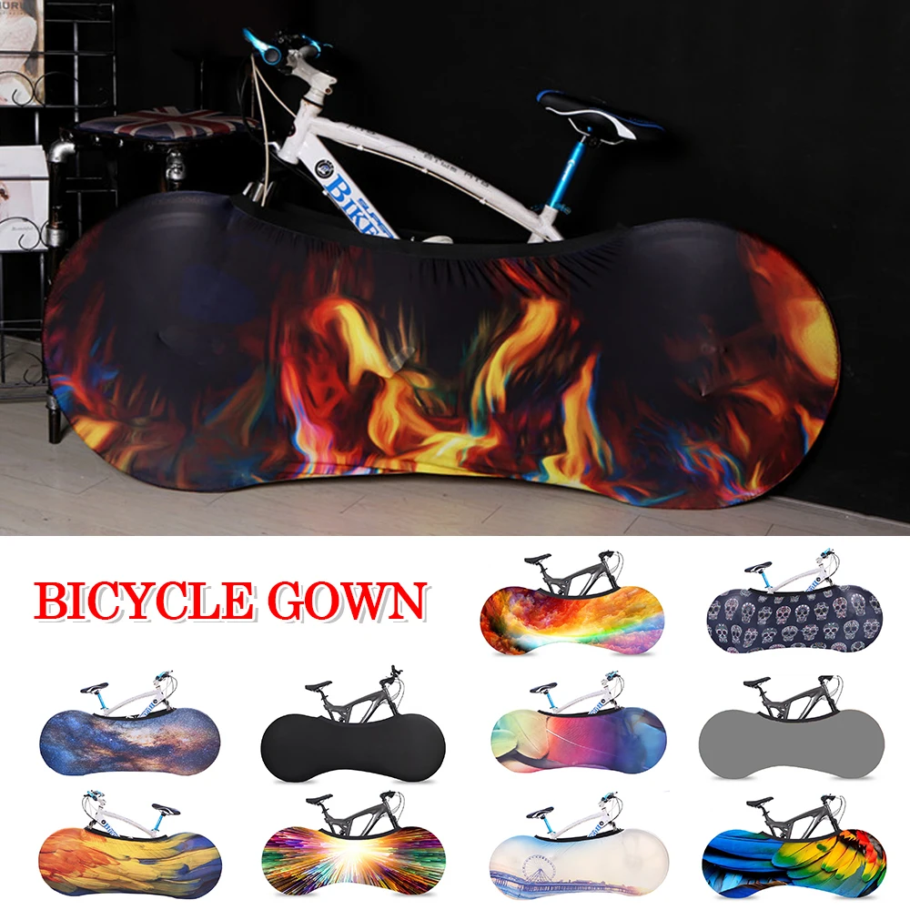 

Racing Bicycle Cover Bike Wheels Dust-Proof Scratch-proof Cover Storage Bag Indoor Protective gown For Mountain Road Bike