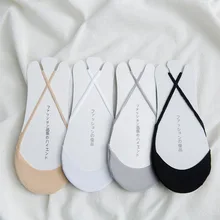 Для женщин летнее, хлопковое, кружевное, половина средства ухода за кожей стоп короткие носки утягивающие Нескользящие невидимые следки-невидимки с глубоким вырезом на бретельках детские носки