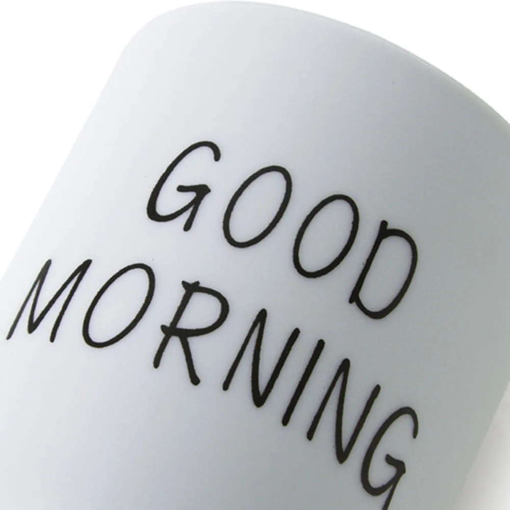 Очки для воды простая Скандинавская ветрозащитная чашка с надписью Good Morning
