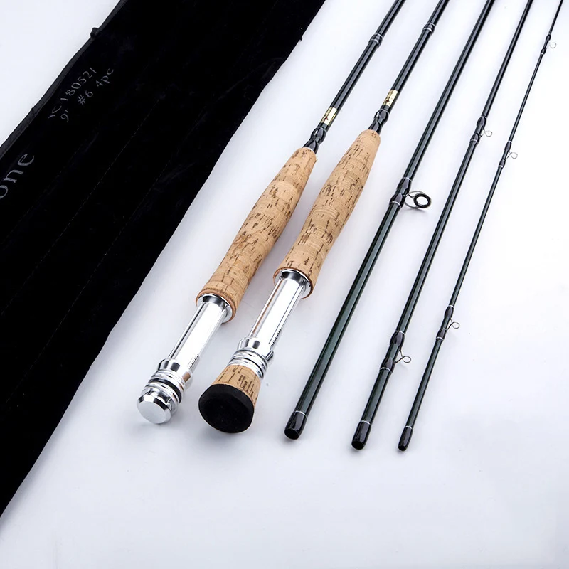 2.7m Fly Fishing Rod 4 Sections 6# / 8# Carbon Fiber Fishing Rod