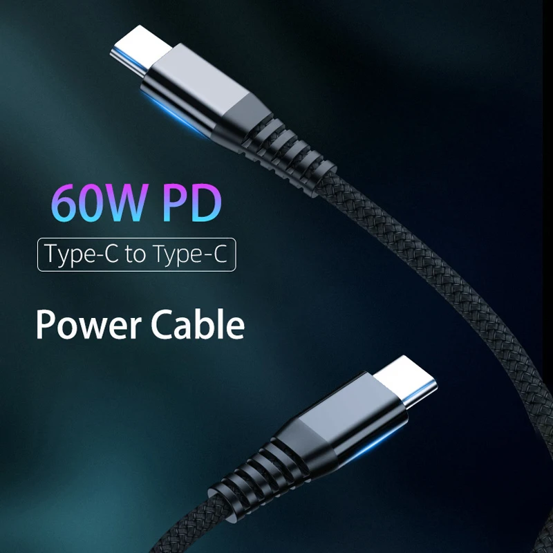 PD 60 Вт Кабель для быстрой зарядки USB C Type c к кабель 4 0 быстрое зарядное устройство