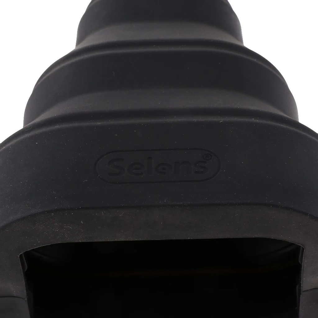 Magnetic 4 Stage Collapsible Flash Snoot Silicone Modular Light Modifier for Canon Nikon Yongnuo on-Camera Speedlite