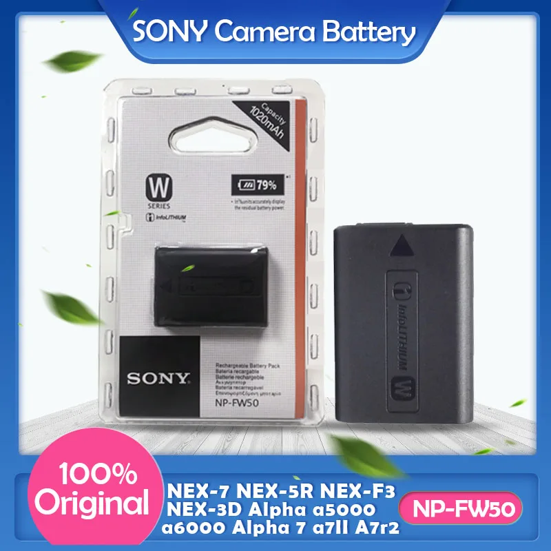 Оригинальный аккумулятор для камеры Sony NP FW50 NP FW50 NPFW50|Перезаряжаемые батареи| | АлиЭкспресс