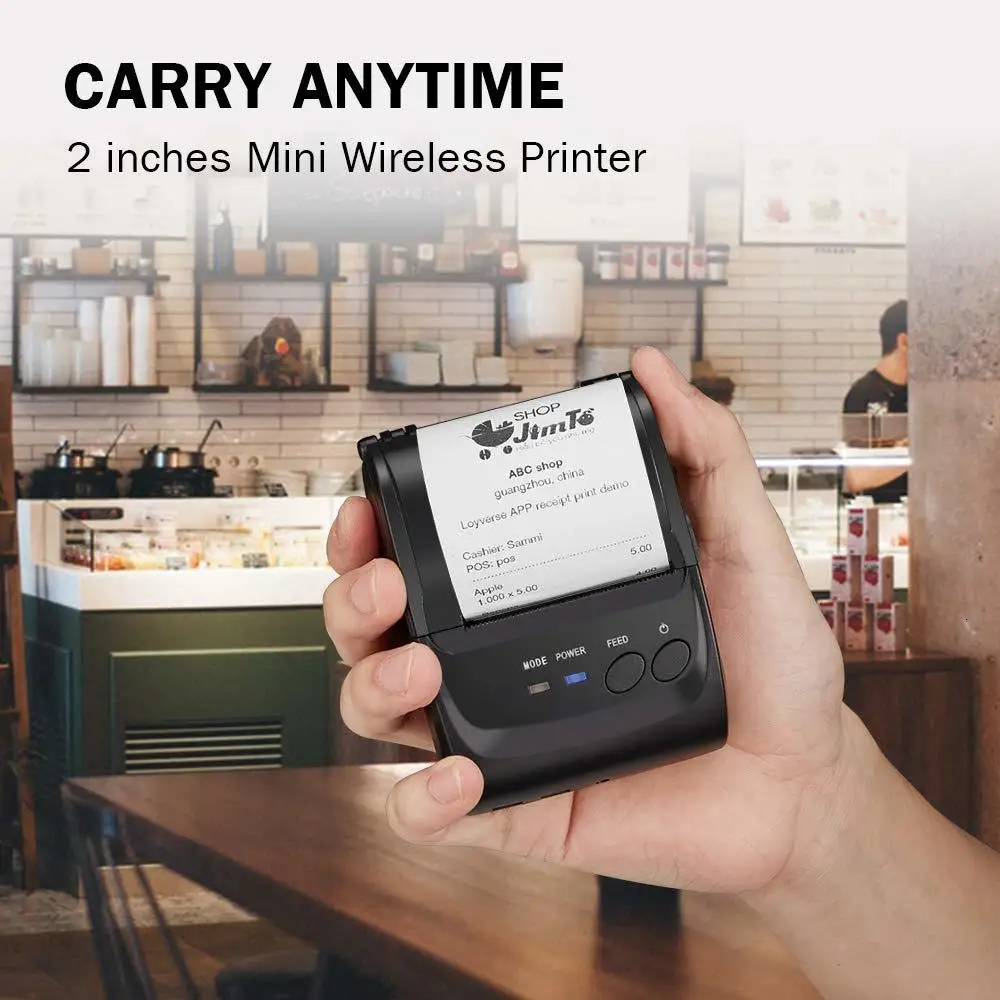 IssyzonePOS 58 мм Bluetooth Термопринтер мини портативный Android iOS мобильный POS Принтеры Бесплатный SDK для окна Android iOS