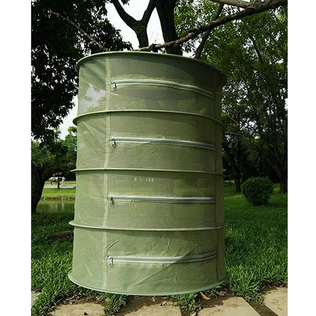 Collapsible Drying Net Herb Dryer Mesh Tray Outdoor / Indoor Garden Drying Racks