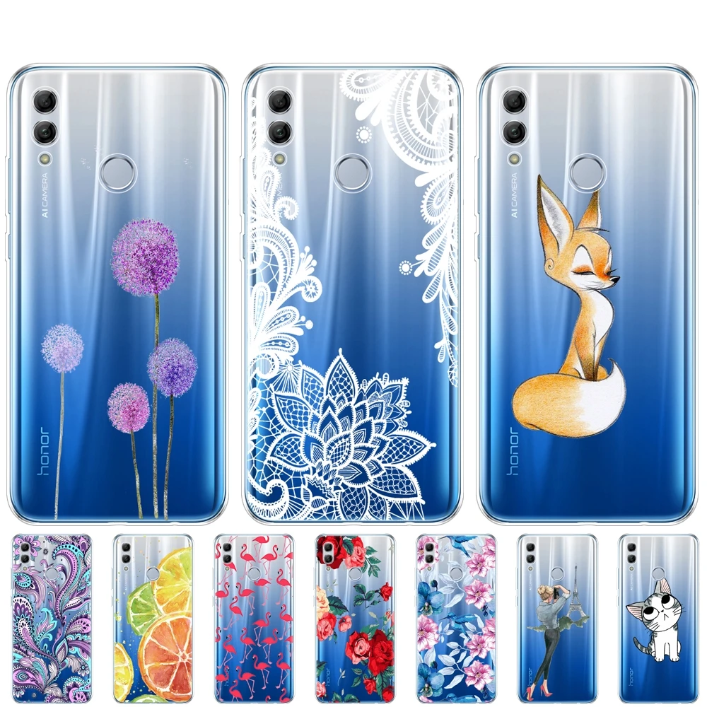 Per Il Caso Di Huawei Honor 10 Caso Di Lite 6.21 Pollici Molle Di Tpu Posteriore Del Silicone Della Copertura Di Caso Per Honor 10 Lite Copertura Pien