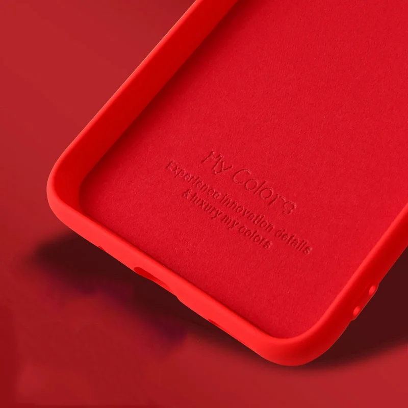 Оригинальный жидкий силиконовый чехол для Xiaomi Redmi Note 7 6 K20 Pro mi 9 9TSoft 9T 8 SE A2 Lite A1 6X X 2 3