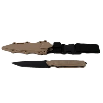 

Outdoor Enthusiasts M9 Cs Cosplay Prop Combat Bayonet Modeling Rubber Train Sheath Knife Model Toy Sword,Mud