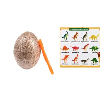 

12Pcs/Set Dinosaur Eggs Toys Digging Fossils Excavation Dinosaur Toys For Kids Learning Educational Toys Gifts Random Color