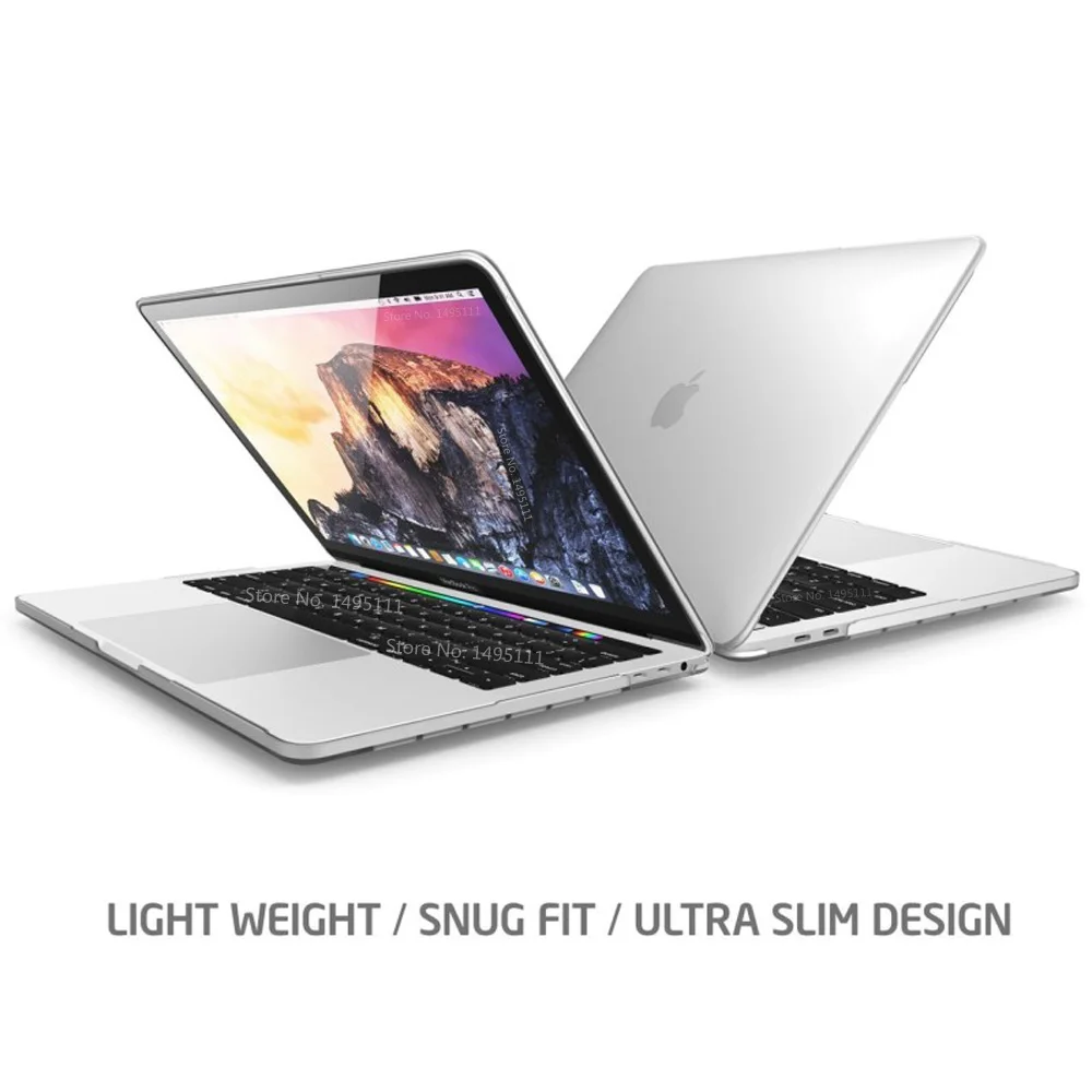 Тонкий чехол для ноутбука MacBook Air Pro retina, 11, 12, 13 лет, A1466 15 16 дюймов Сенсорная панель Pro 13,3 A2159 15,4 A1707 Air13 ID A1932