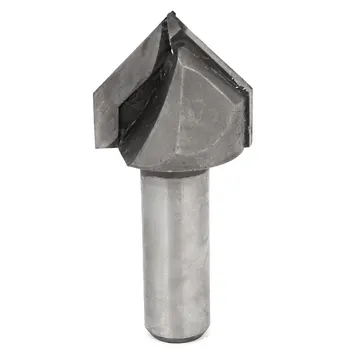 

uxcell 1/2" x 1 1/8" Woodworking V Type Slotting Cutter Grooving Bit Tool