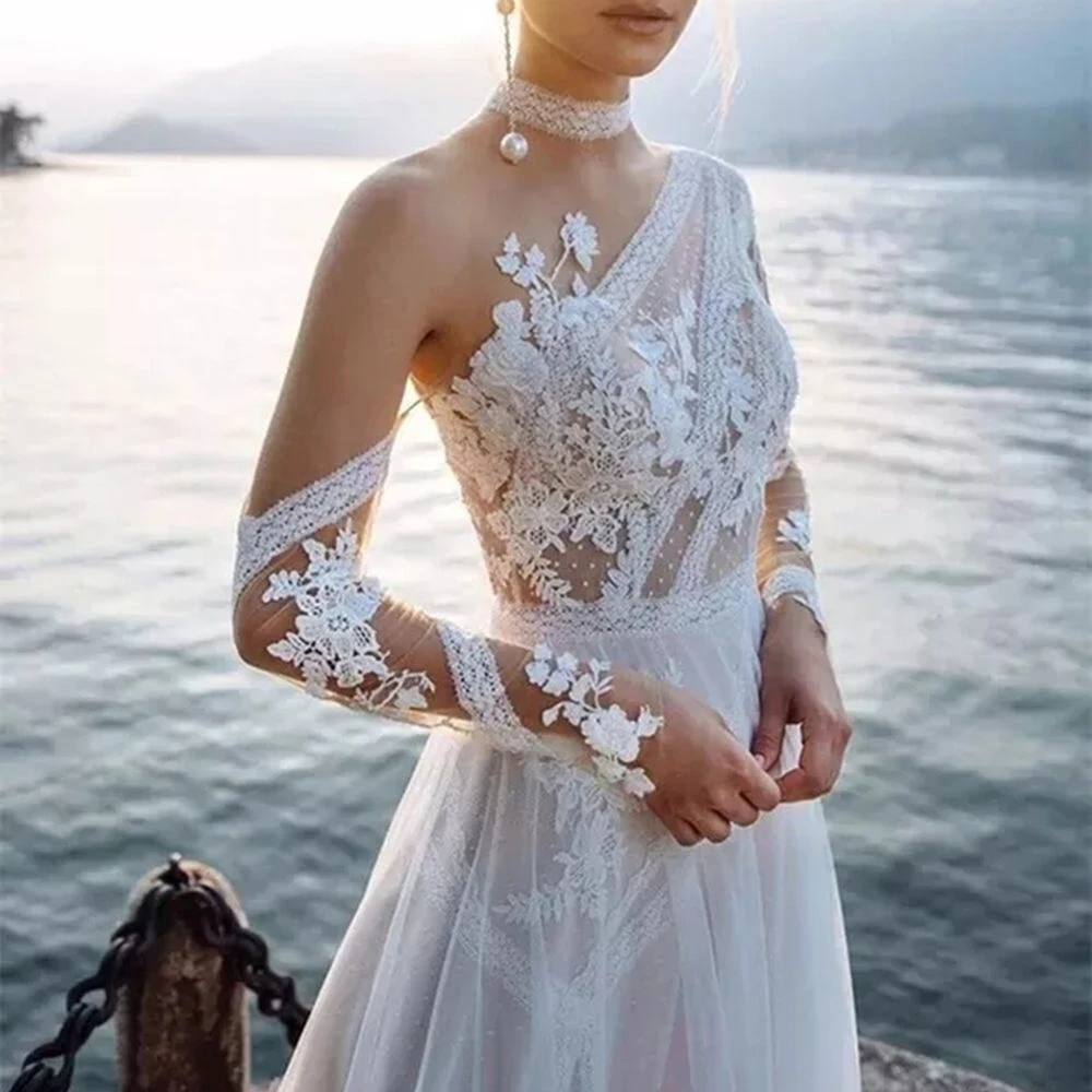 Beach Boho Wedding Dress For Bridal ...