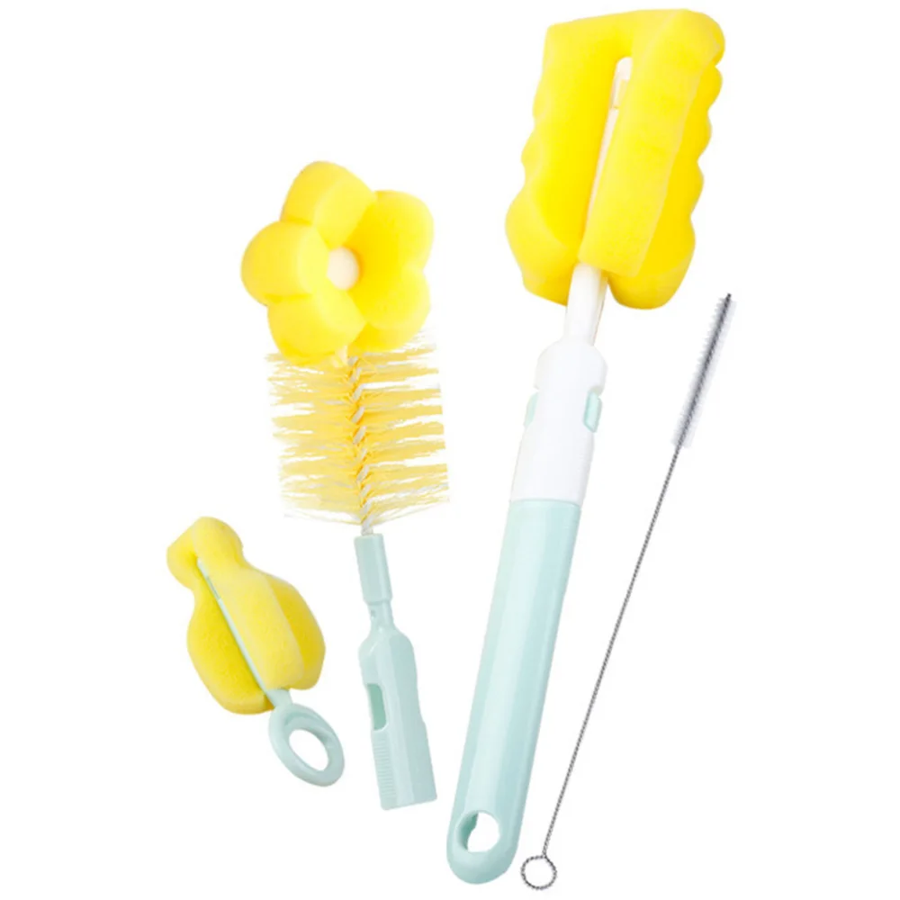 Набор из 4 чистящих щеток для бутылок с молоком|Щетки бутылок| |