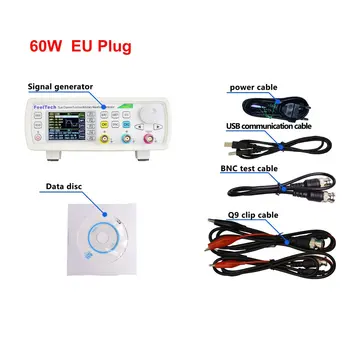 

FY6600-60M 60MHZ Digital Control Dual-channel DDS Function Signal Generator Frequency Meter Arbitrary US/EU/UK/AU