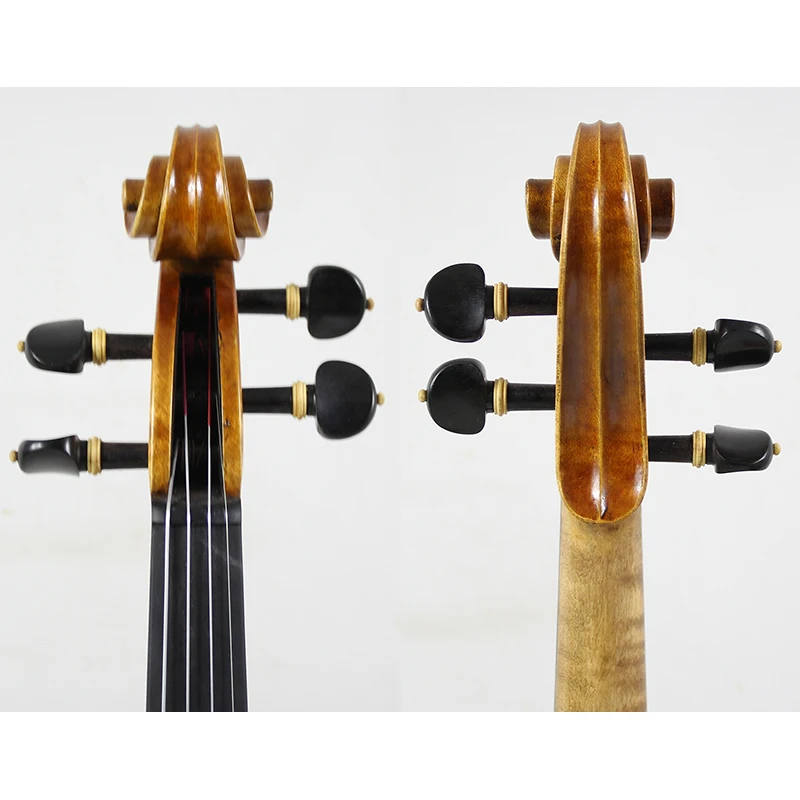 バイオリンと弓、黒ケース付き 弓ケース付きバイオリン、楽器、コピー、1743、4/4 - AliExpress