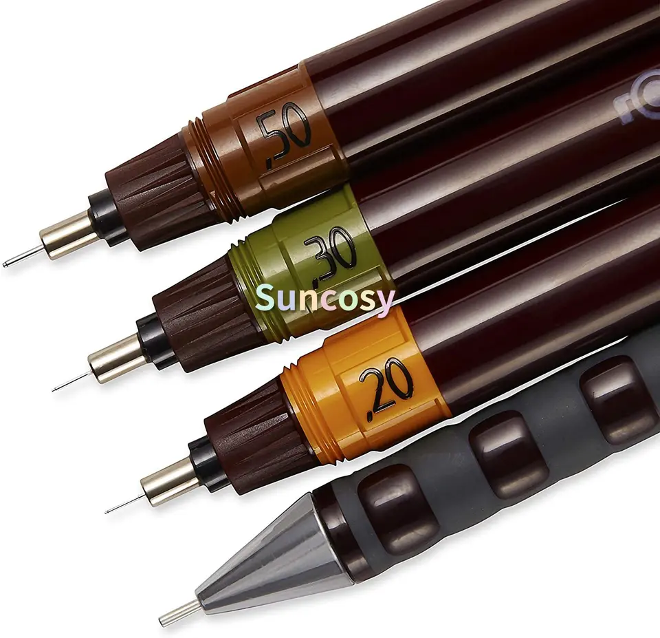 Pennini Ricambio ROtring Isograph 0.20mm - 2 Pezzi, Per Disegno Tecnico, Precisione - Foto 9