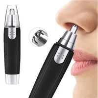 Electric Nose Hair Trimmer Men Women Ear Razor Removal Shaving Tool Face Care（Not Including Battery）