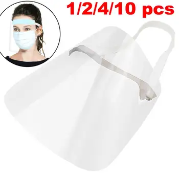 

Anti-virus Full Face Mask Protective Anti Saliva Face Shield Clear Visor Flip Up Transparent Mask Anti Splash Full Face Cover