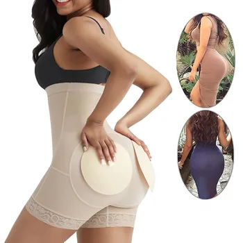 

Feelingirl Women Control Panties with Removable Butt Pads Underbust Waist Trainer Butt Lifter High-Waist Tummy Control Shaper