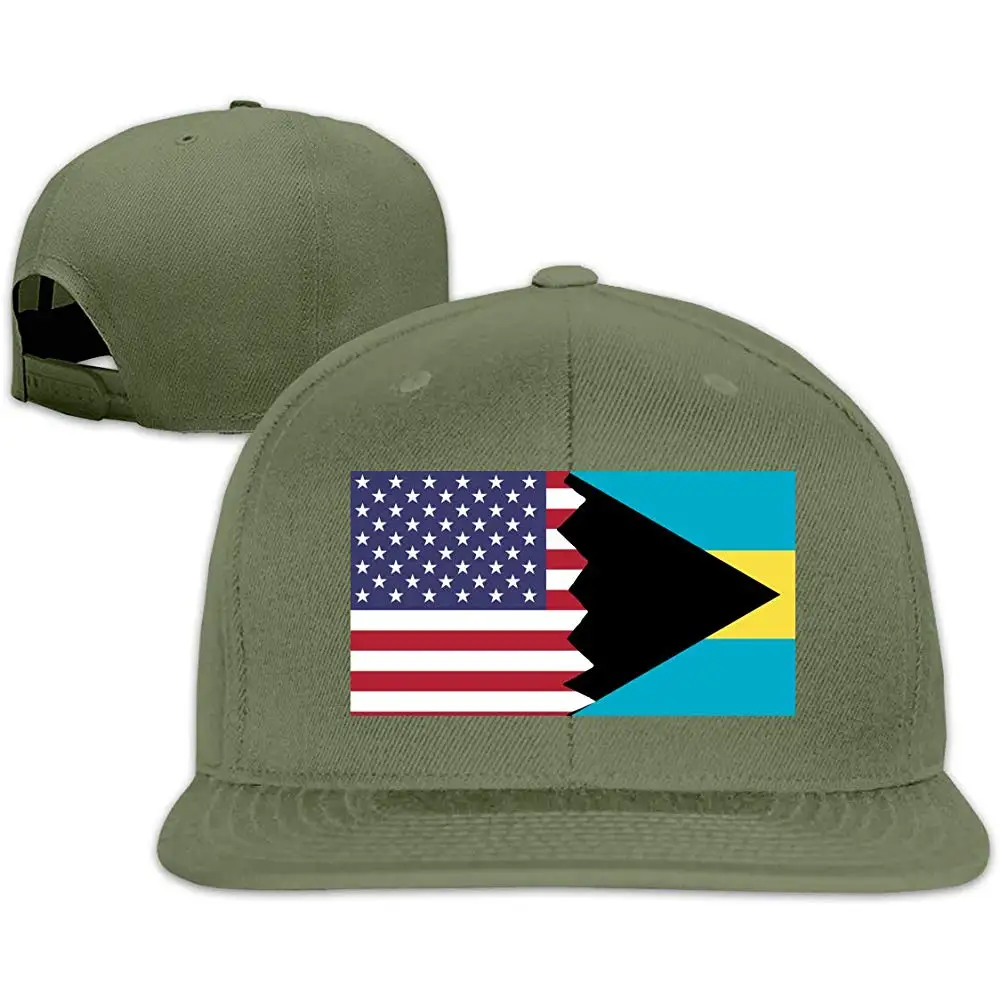 Американский Багамский флаг мужские/женские бейсболки, хип-хоп бейсболка для взрослых