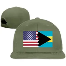 Американский Багамский флаг мужские/женские бейсболки, хип-хоп бейсболка для взрослых