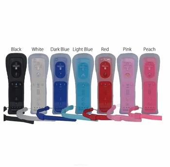 

Wholesaler 100pcs lots 2 in 1 Built in Motion Plus Remote Controller Gamepad for Nintendo Wii Console Game