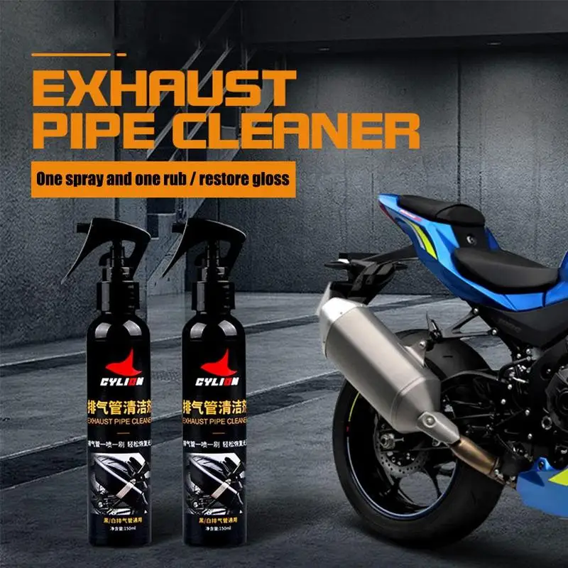 150ml Motorcycle Exhaust Pipe Cleaner Car Repair Motorcycle Paint Equipment Maintenance Paint In Cans Dropshipping