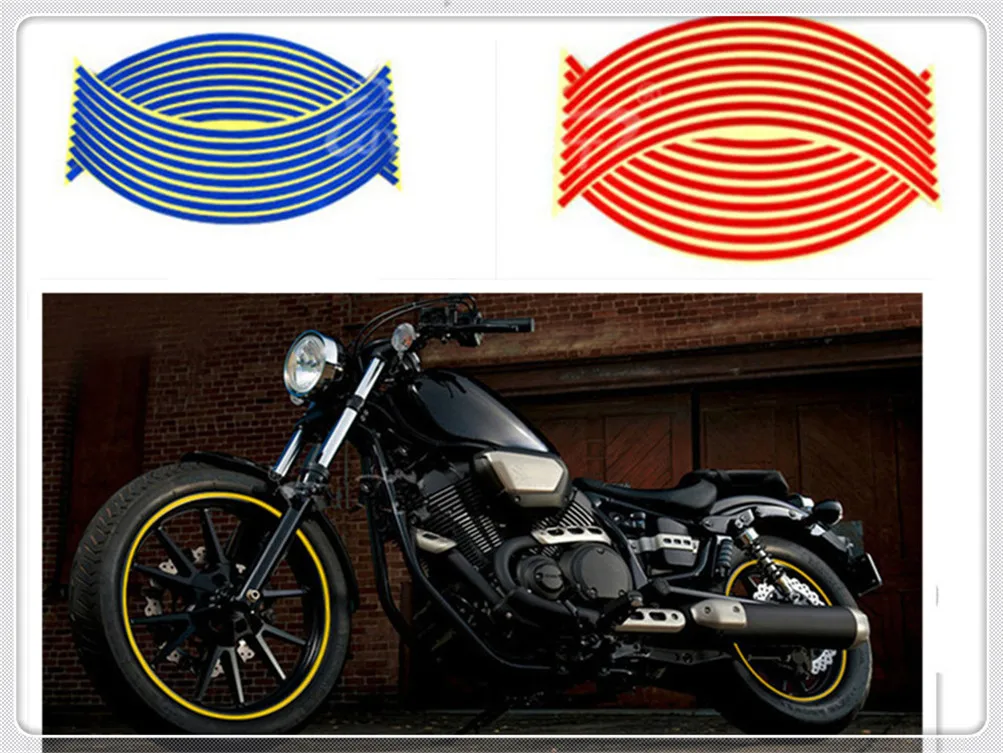 Motorcycle accessories 18 inch modified tire reflective sticker for KTM 250XC 250XC-F 250XCF-W 250XC-W 250EXC EXC-F