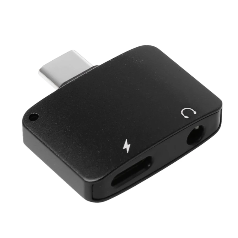 USB 3,1 type C до 3,5 мм наушники Зарядка адаптер для huawei Mate10 P20 Xiaomi 6 8 - Цвет: 4NB100649-BK