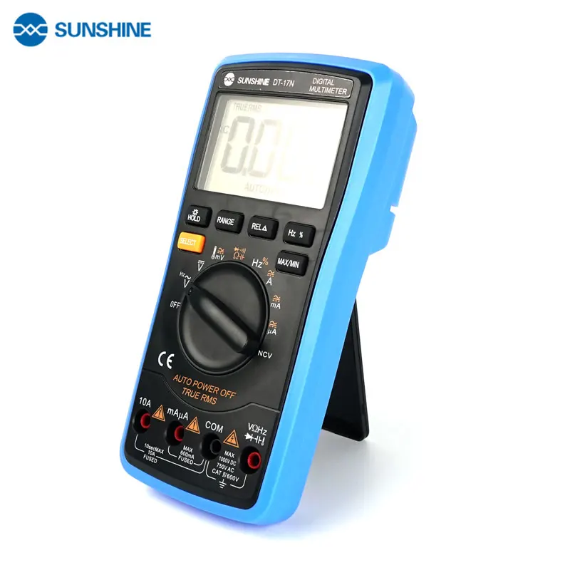 SUNSHINE DT-17N Auto Range LCD Display Multimeter Digital Multimeter Automatic Digital Instrument Tester for Repair Tools