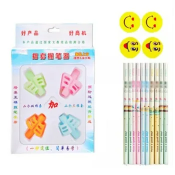 

18PCS Children's Learning Supplies Children's Fingertip Pen Holder Calibration Device