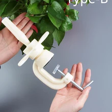 Манекен тренировочная модель Парикмахерская подставка держатель Вешалка для париков зажим для укладки волос в салоне инструмент белый оптом