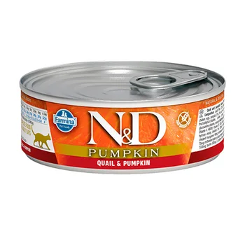 

FARMINA FARMINA CAT N & D QUAIL & PUMPKIN adult cats with quail and pumpkin 80 g