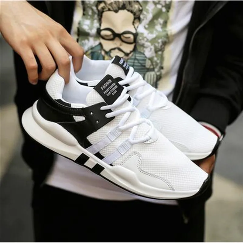 

Spring/Autumn High Quality Men Casual Shoes Fashion brand soft breathable Lace-up male shoes boost size39-44